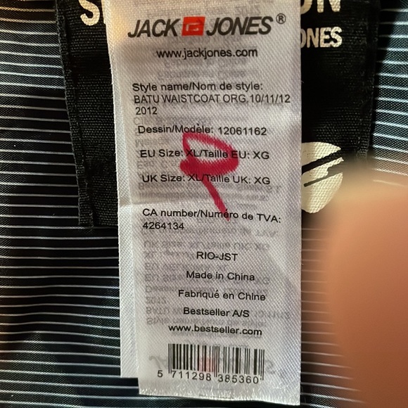 Jack & Jones Batu Waist coat Original for men - Picture 8 of 14